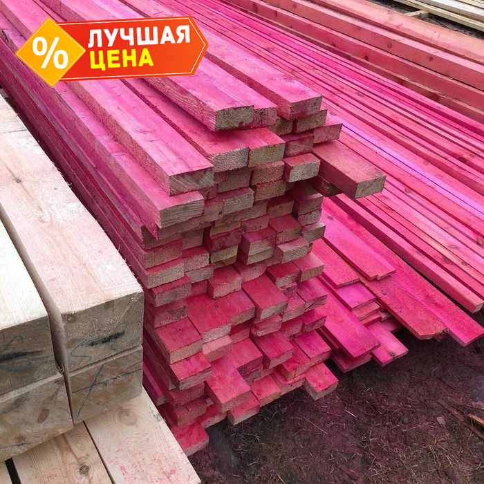 Доска строганная антисептированная сухая 35х145х6000 сорт АВ